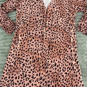 Leopard Print Women's Tunic Top